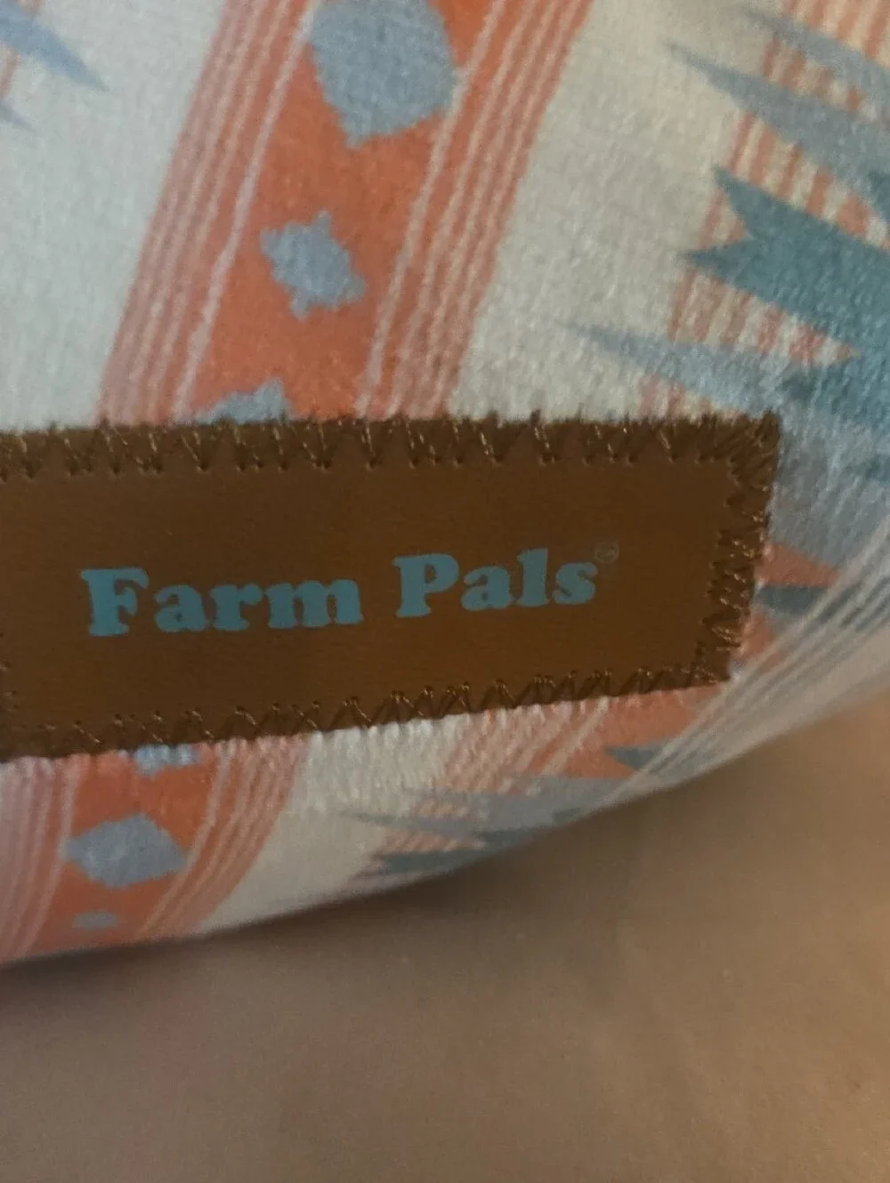 Western Patterned Plush Duck Medium Farm Pals. NWT.